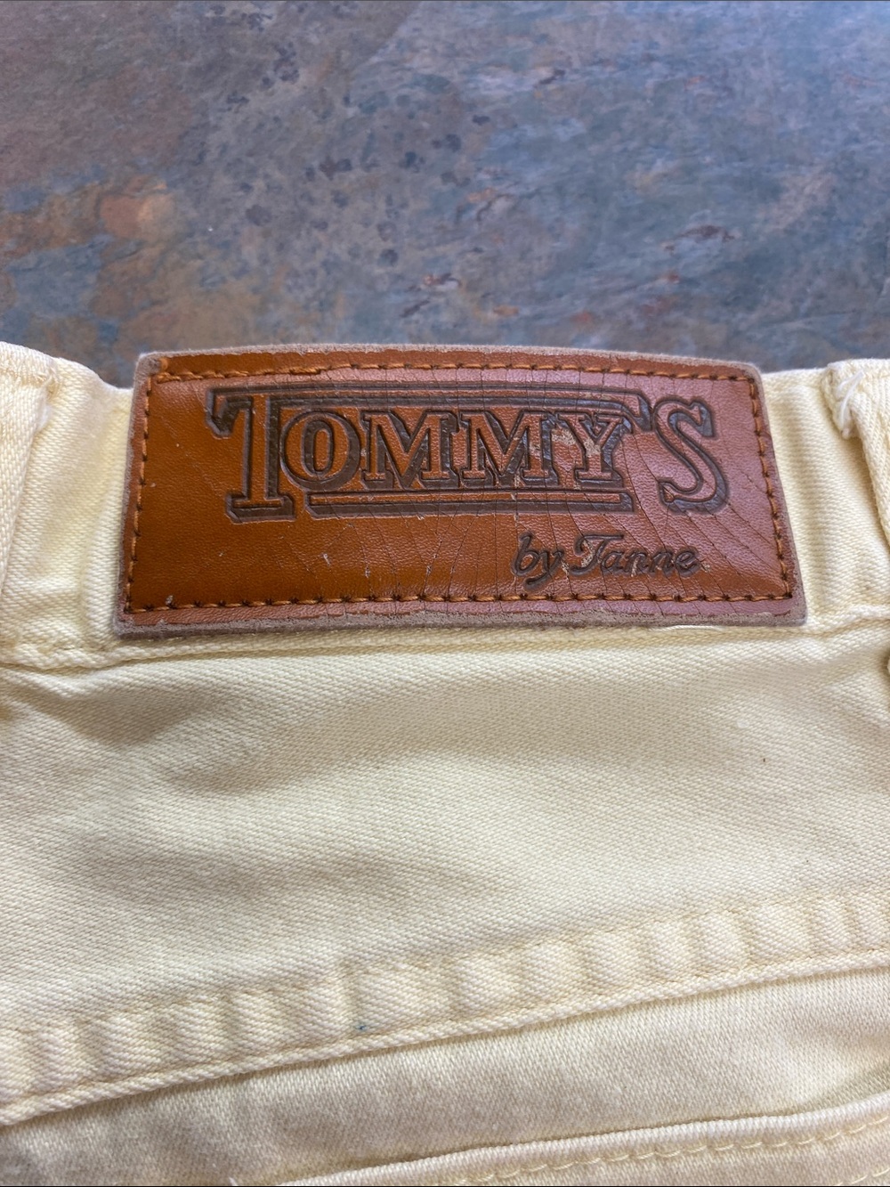 Vintage 70’s Tommy’s Yellow Denim Shorts - Picture 2 of 9
